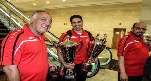 بعد التتويج بالسوبر الأفريقي.. بعثة يد الأهلي تصل القاهرة